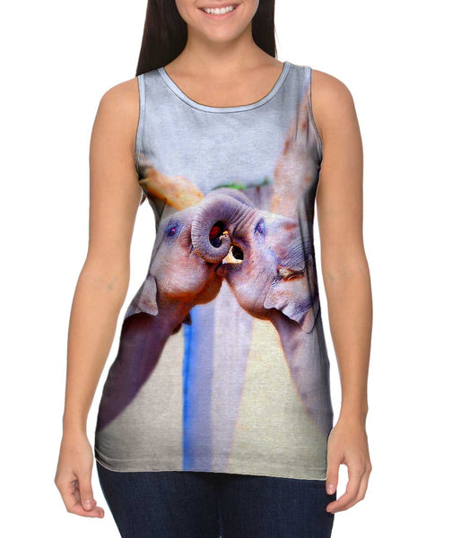 Elephant Kiss&nbsp;Womens Tank Top