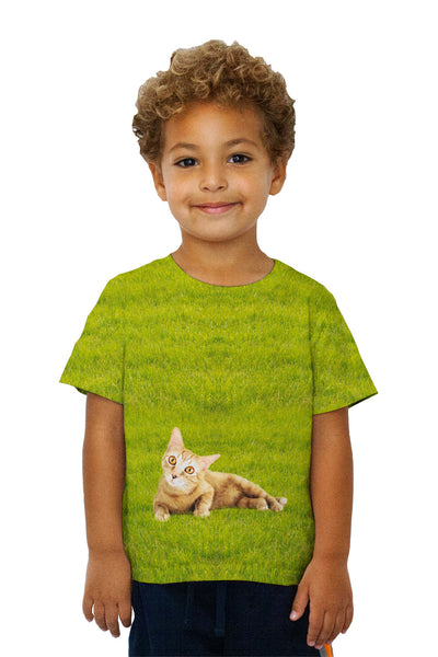 Kids Amber Eyes Kitty Cat&nbsp;Kids T-Shirt