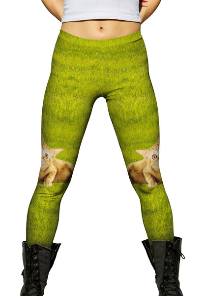 Amber Eyes Kitty Cat&nbsp;Womens Leggings