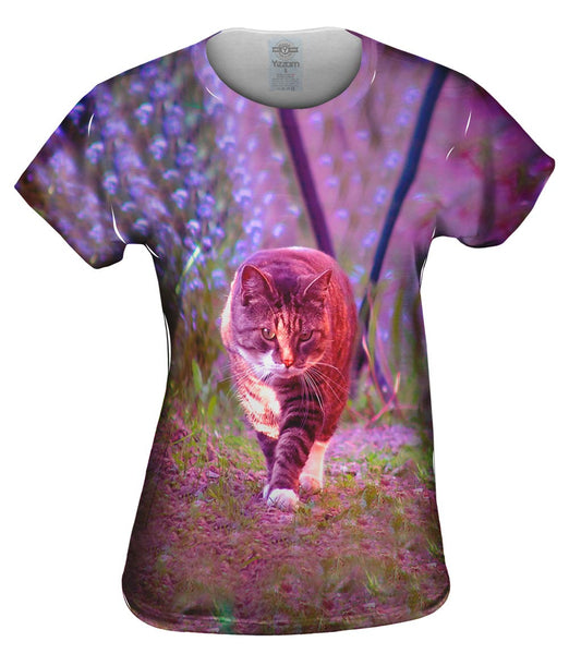 Cat On A Stroll Womens Top