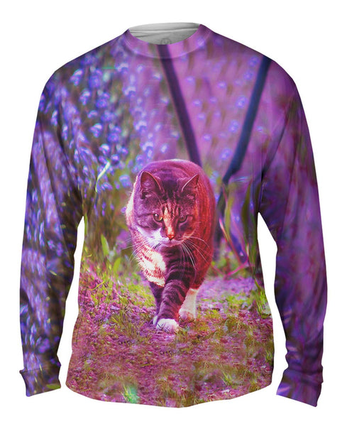 Cat On A Stroll&nbsp;Mens Long Sleeve