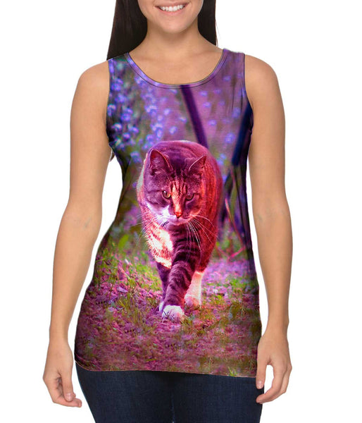 Cat On A Stroll&nbsp;Womens Tank Top