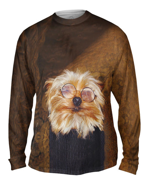 Educated Yorkie&nbsp;Mens Long Sleeve