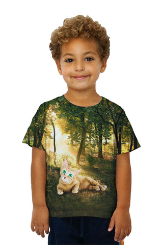 Kids Forest Cool Cat