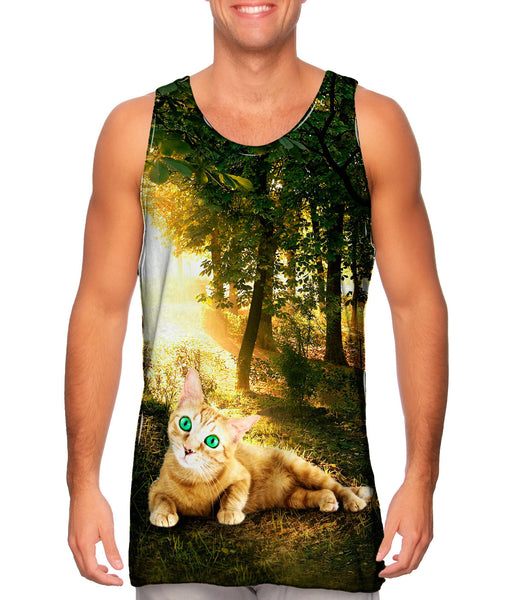 Forest Cool Cat&nbsp;Mens Tank Top