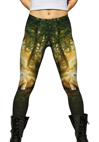 Forest Cool Cat&nbsp;Womens Leggings