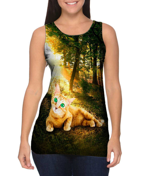 Forest Cool Cat&nbsp;Womens Tank Top