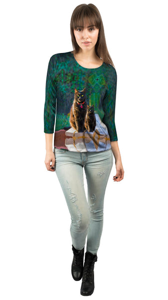 Family Cats&nbsp;Womens 3/4 Sleeve