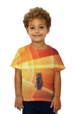 Kids Cat Orange Background