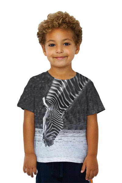 Kids Monochrome Zebra&nbsp;Kids T-Shirt