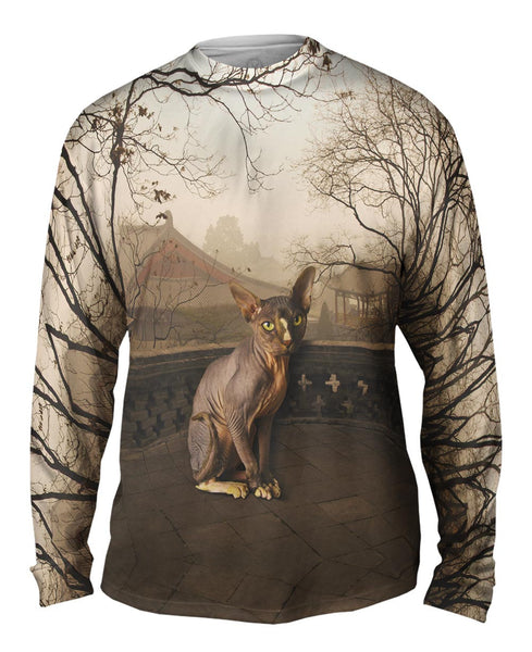 Sphynx Cat Sunset&nbsp;Mens Long Sleeve