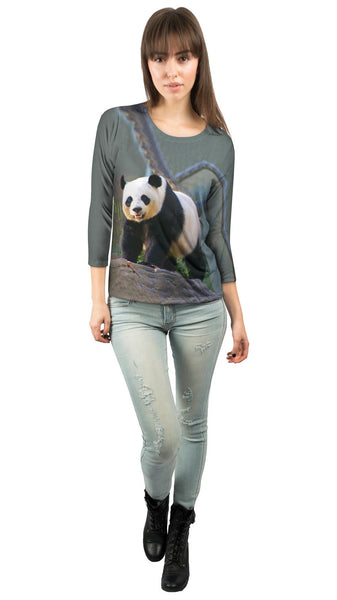 Panda On Patrol&nbsp;Womens 3/4 Sleeve