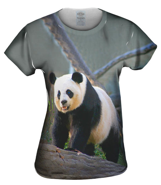 Panda On Patrol Womens Top