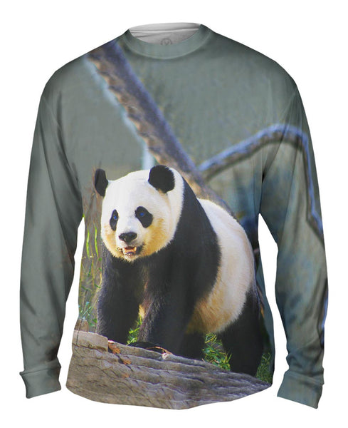 Panda On Patrol&nbsp;Mens Long Sleeve