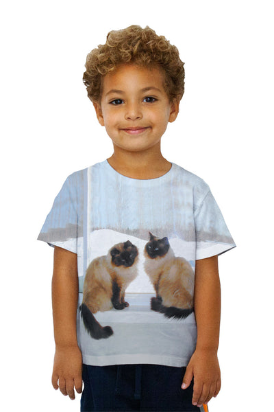 Kids Siamese Cats Networking&nbsp;Kids T-Shirt