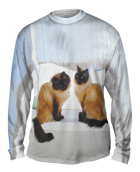 Siamese Cats Networking&nbsp;Mens Long Sleeve