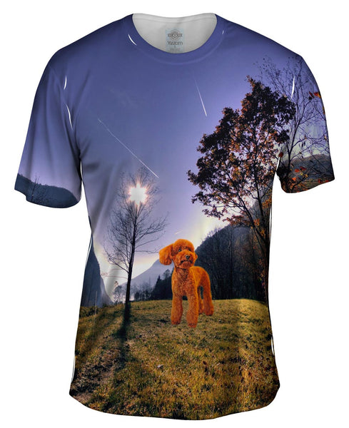 Toy Poodle Forest Mens T-Shirt