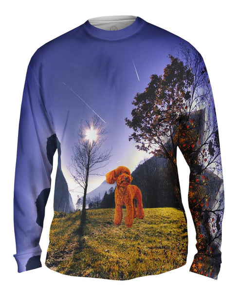 Toy Poodle Forest&nbsp;Mens Long Sleeve