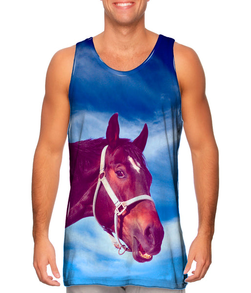 Lonesome Horse Cloudy Day&nbsp;Mens Tank Top