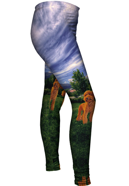 Toy Poodle Twins&nbsp;Womens Leggings
