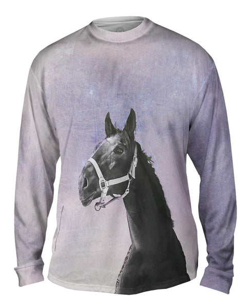 Purple Sky Horse&nbsp;Mens Long Sleeve