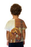 Kids Brown Poodle Loves Life