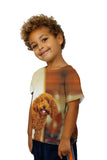 Kids Brown Poodle Loves Life