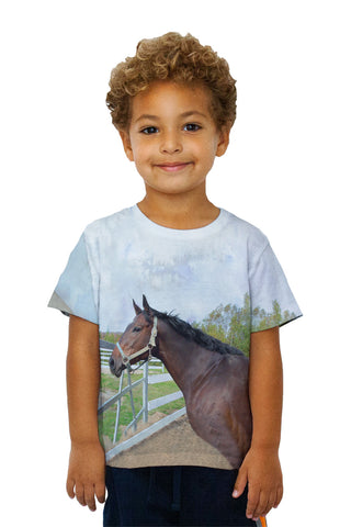 Kids Thoughtful Stable Horse