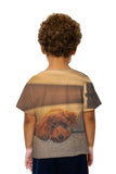 Kids Chocolate Toy Poodle Stare
