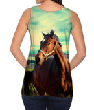 Horse Out For A Run