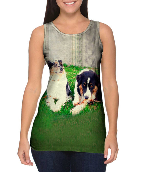 Two Doggy Friends&nbsp;Womens Tank Top