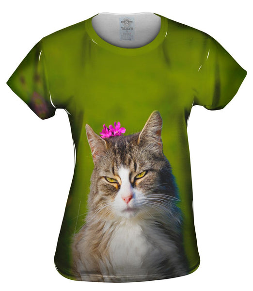 Forest Cat Womens Top