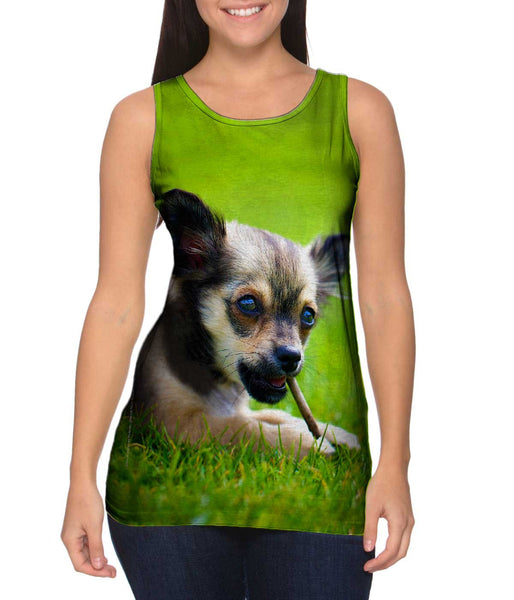 Chihuaha Loves To Chew&nbsp;Womens Tank Top