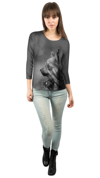 Doggy Surprise&nbsp;Womens 3/4 Sleeve
