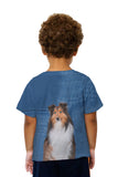 Kids Sheltie With Green Eyes