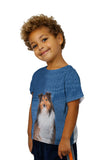 Kids Sheltie With Green Eyes