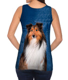 Sheltie With Green Eyes