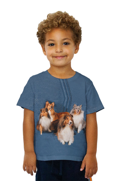 Kids Sheltie Photo Shoot&nbsp;Kids T-Shirt