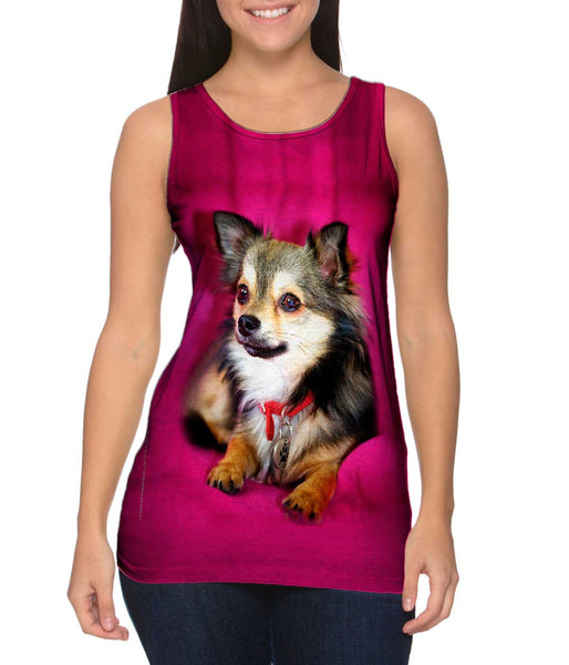 Fuzzy Wuzzy Dog&nbsp;Womens Tank Top