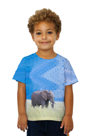 Kids Elephant In Tall Grass
