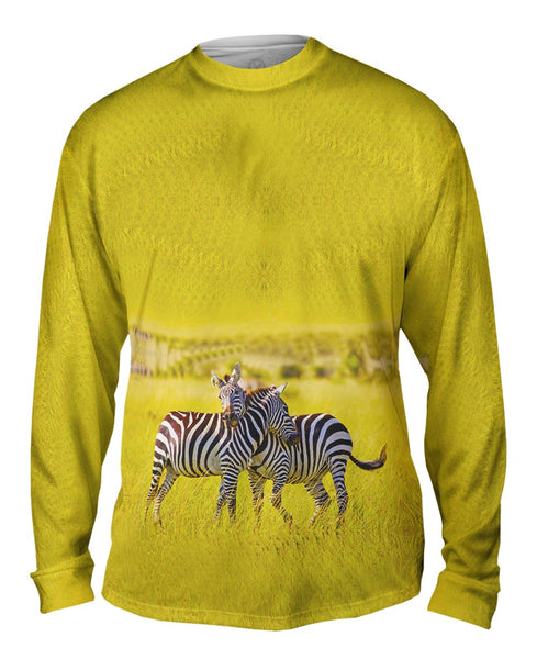 Friendly Zebras&nbsp;Mens Long Sleeve