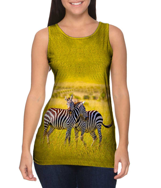 Friendly Zebras&nbsp;Womens Tank Top