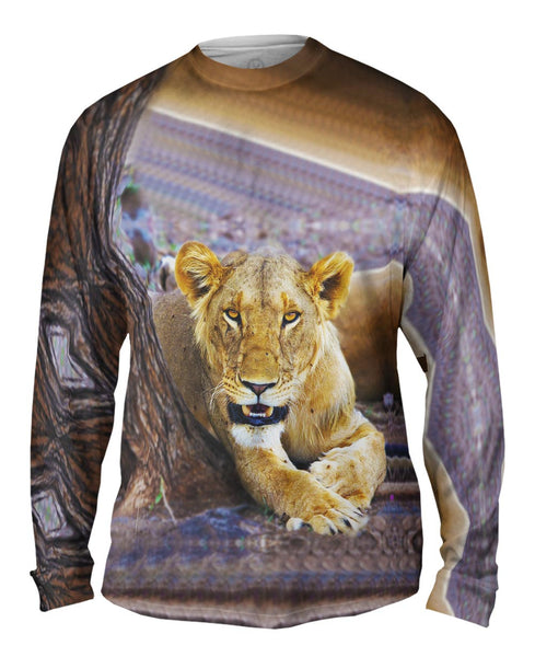 Big Cat Lion&nbsp;Mens Long Sleeve
