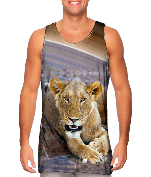 Big Cat Lion&nbsp;Mens Tank Top