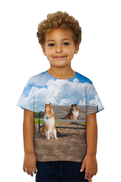 Kids I Love The Park Shelties&nbsp;Kids T-Shirt