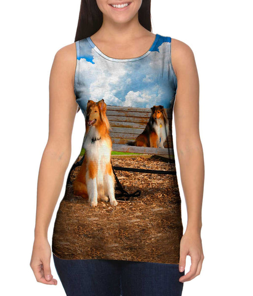 I Love The Park Shelties&nbsp;Womens Tank Top