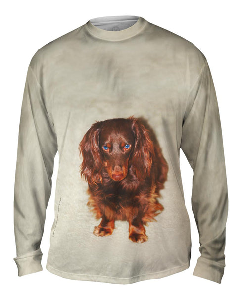 Bad Mood Chocolate Dachshund&nbsp;Mens Long Sleeve