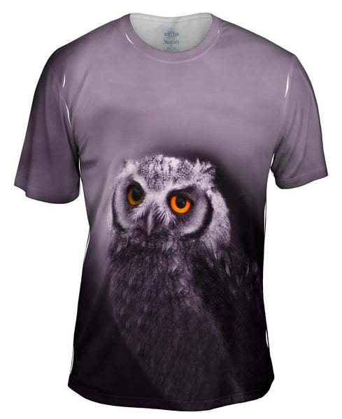 Purple Owl Mens T-Shirt