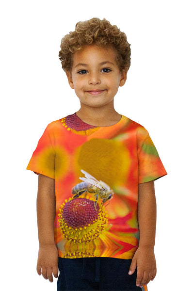 Kids Red Love Honey Bee&nbsp;Kids T-Shirt