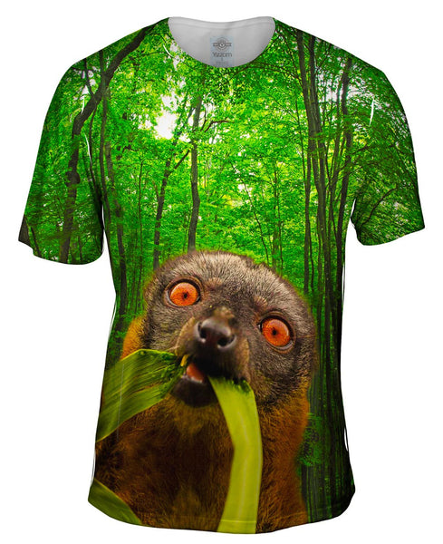 Wild Lemur Forest Mens T-Shirt